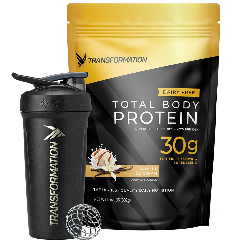 Transformácia Vanilkový proteín prášok a výkon Izolovaný Shaker Bottle 30G Multi-Protein Superblend 