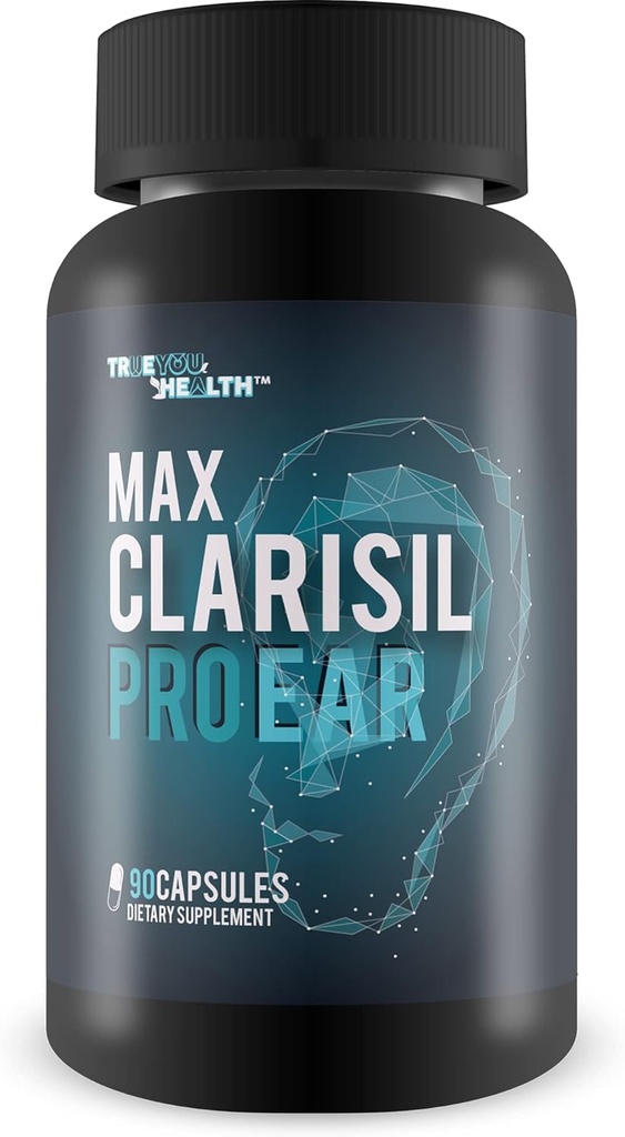 Max Clarisil Pro ucho - sluch straty a ozvučenie ucha podpora - prírodné kurkuma na základe vzorca pre podporu Znížený opuch a zlepšenie zdravia ucha - Max Clarisil Pro sluch strata doplnok