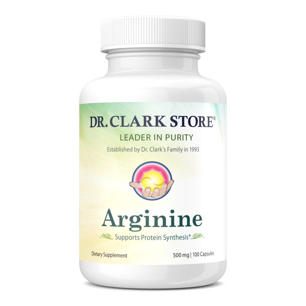 Dr. Clark Arginine, 500 mg, 100 želatíny kapsuly