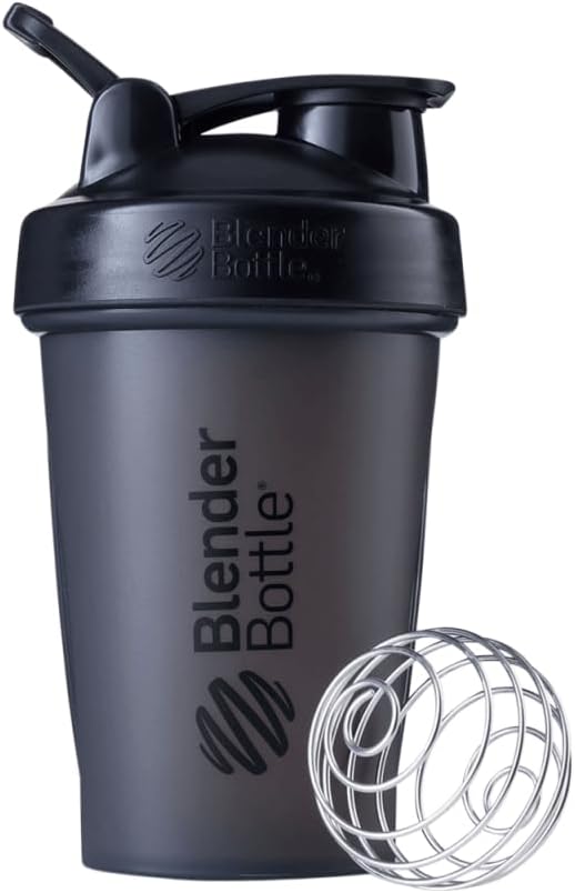 BlenderBottle Classic fľaša Shaket ideálne pre proteínové Shake a pre cvičenie, 20-Ounce, čierna