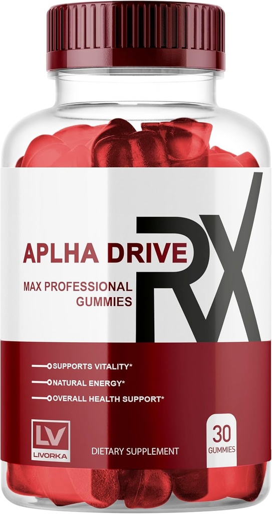 LIVORKA Alpha DriveRX Gummies, Alpha DriveRX Advanced Formula, Alpha DriveRX Gummy, Alpha DriveRX, Alpha DriveRX Pills Kapsule 30 Gummies na 1 mesiac