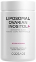 Kód Lipozomálne Ovarian Inozitol+ Supplement - Myo-Inozitol & D-Chiro-Inositol 40:1 Blend, Folát 5-MTHF, CoQ10, Pomegranate & Wild Blueberry, Lipozomálne Dodanie, non-GMO, Gluten-Free - 120 Kapsule