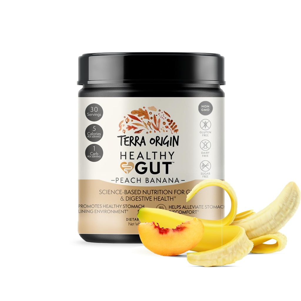 TERRA ORIGIN Zdravý Gut Peach Banana 