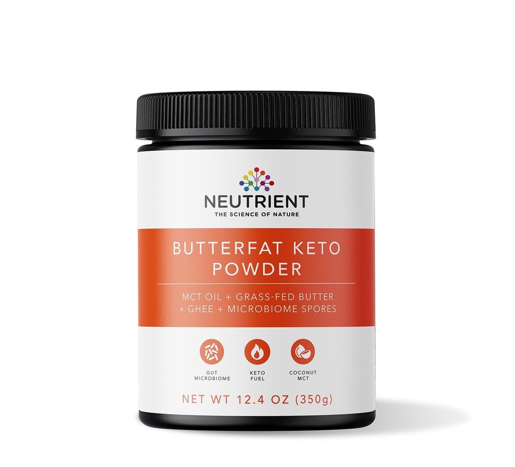 Neutrient Keto MCT Powder Oil Sourced MCT Oil & Ghee s trávou Fed Butter 