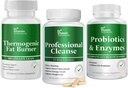DR VITAMIN SOLUTIONS Termogénny spaľovač tukov a profesionálny detoxikačný čistiaci prostriedok - 15 dní očistite pre riadenie hmotnosti, zdravie Gut a úľavu od chuti - 240 Caps