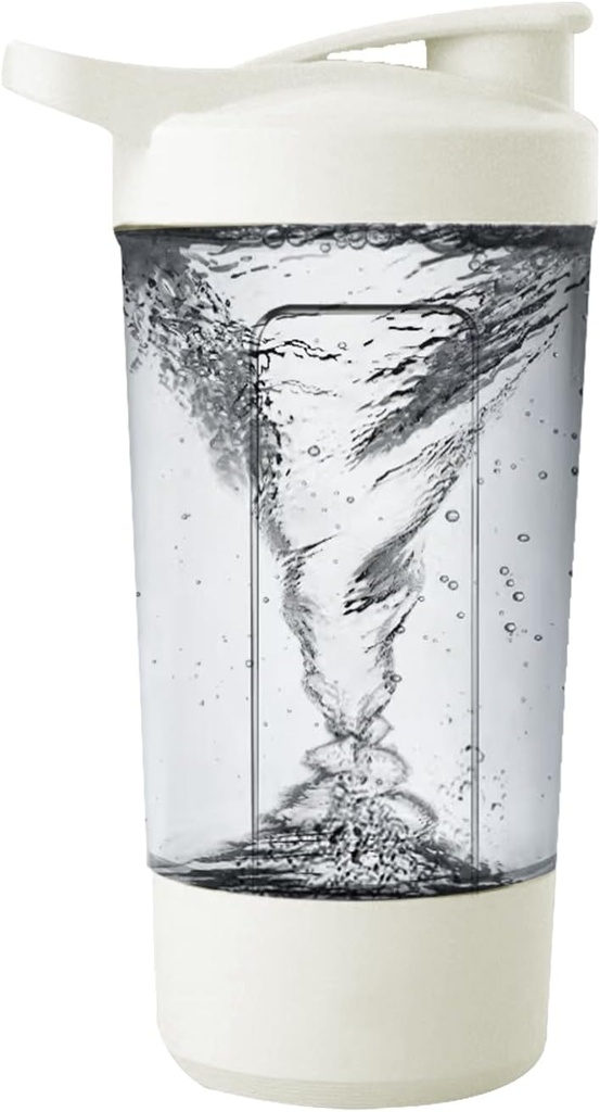 HOTSEVEN Premium Electric Protein Shaker fľaša, vyrobené s Tritan - BPA Free - 14 oz Vortex Prenosný mixér Cup / USB Dobíjateľné poháre na premiešavanie bielkovín