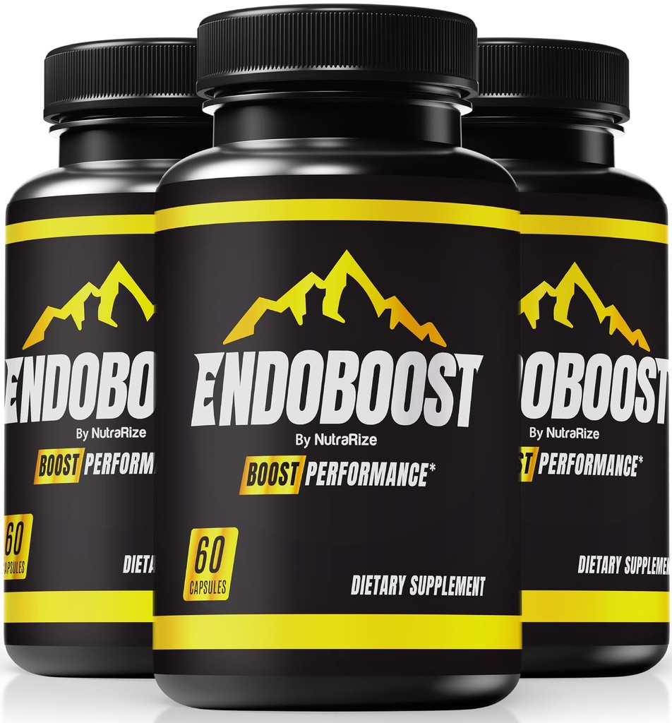 (3 Balenie) Endoboost pre mužov - (Úradný) Endoboost Performance, Endo Boost Supplements, Endoboost Boost Kapsule, Endobost Recenzie pre Health Pills Pro Advanced Formula (180 kapsúl)
