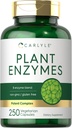 Carlyle Plant Enzymes with Protease, Papain, Lactase and Bromelain 