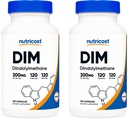 Nutricost DIM (Diindolylmetán) 300 mg, 120 kapsúl s BioPerine (2 fľaše)