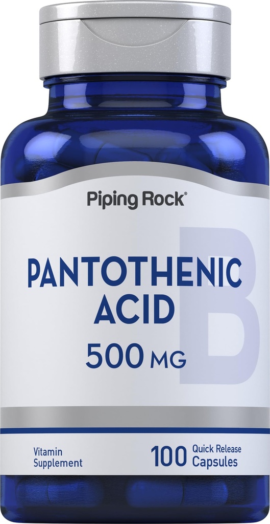 Piping Rock Kyselina pantoténová 500mg 