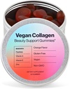 Vegan Beauty Support Gummies Collagen Booster with Biotin, Vitamin C, A, E, Folic Acid, and More - 60 Gummies - Plastic-Free Tin - Made with Natural Ingredients