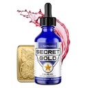 FWS Koloidné zlato Tekuté kvapky, Povznesenie Meditácia Spirituálna pomoc Mozog Boost, Zvýšiť povedomie jasnosť Sny Intuícia, Vyrobené z 99,99% Pure Swiss Gold, 100 ppm, Ruby Red, Real 24K