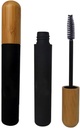 Mollensiuer 2Pcs 6ml Znovu naplniteľné prázdne Mascara Tube fľaše liekovky Black Reusable Eyelash Cream Kontajnerová fľaša s viečkom Wand a bambusové viečko pre DIY Maskara, Travel