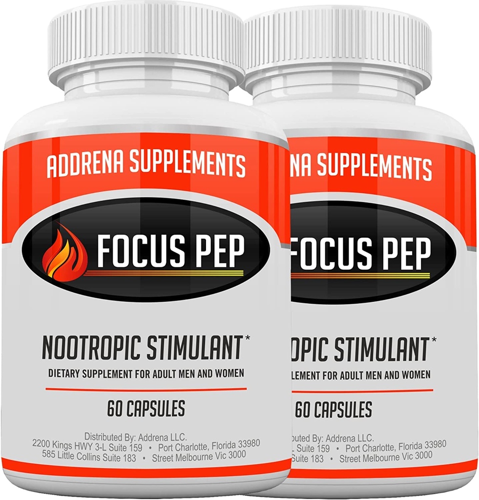 2 Pack-cez Counter stimulanty na urýchlenie prirodzene: študovať alternatívu a najlepšie energetické doplnky pre Nootropic Brain Boosting, 120 pilulky