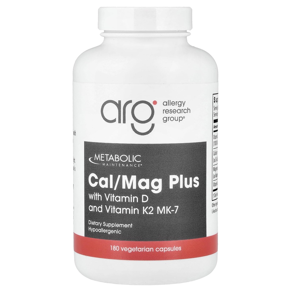 Udržiavacia liečba metabolizmom - viečka Cal/Mag Plus w/vitamín D & K2 180