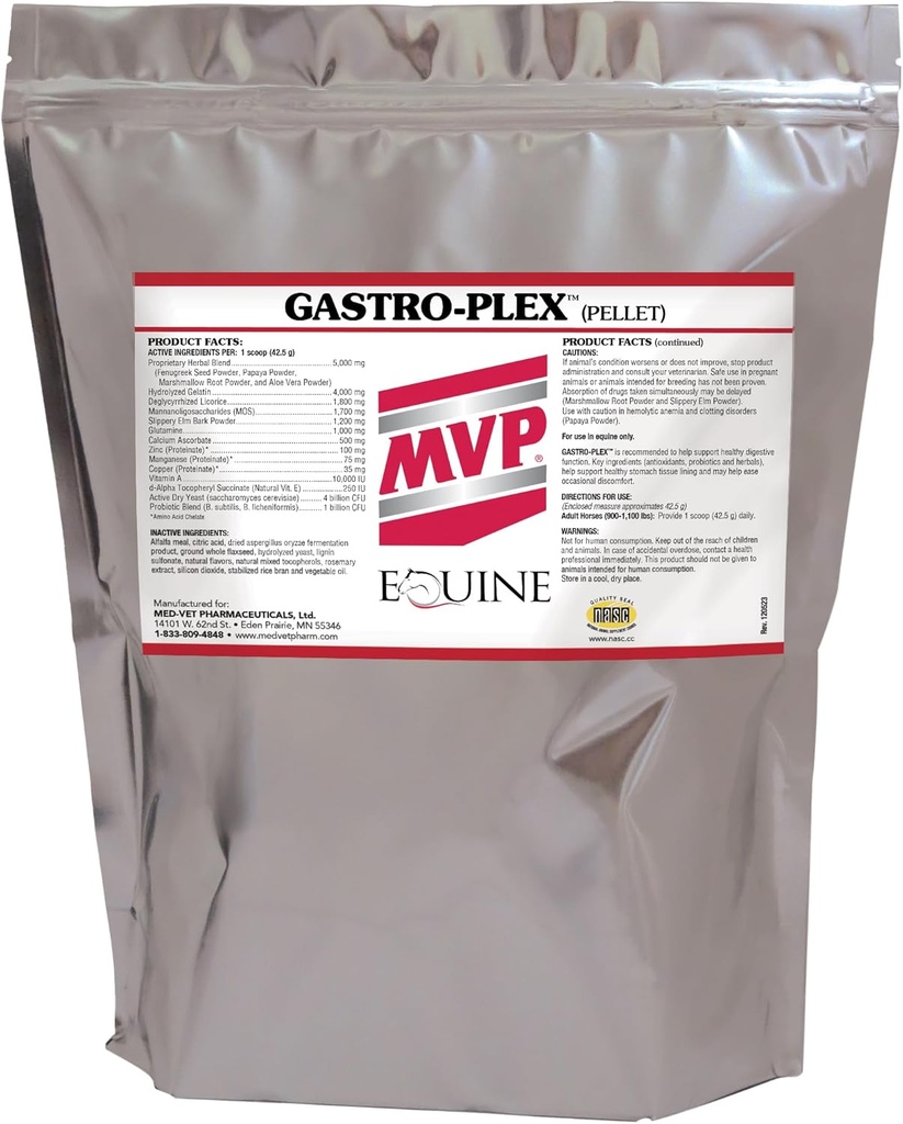 Gastro-Plex (12 lb) podporuje zdravie Gut a zažívanie hindgut u koní