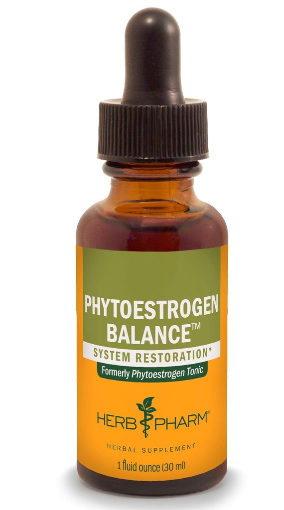 Herb Pharm Phytoestrogen Balance Tekutý bylinný vzorec pre ženské reprodukčné systém Podpora - 1 Ounce