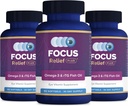 Zaostrenie Relief Plus suché očné Formula (270 ct. 90 Day Supply) Suché oko Omega 3 Supplement - Suché očné Relief Supplement - Omega 3 Rybí olej pre suché oko
