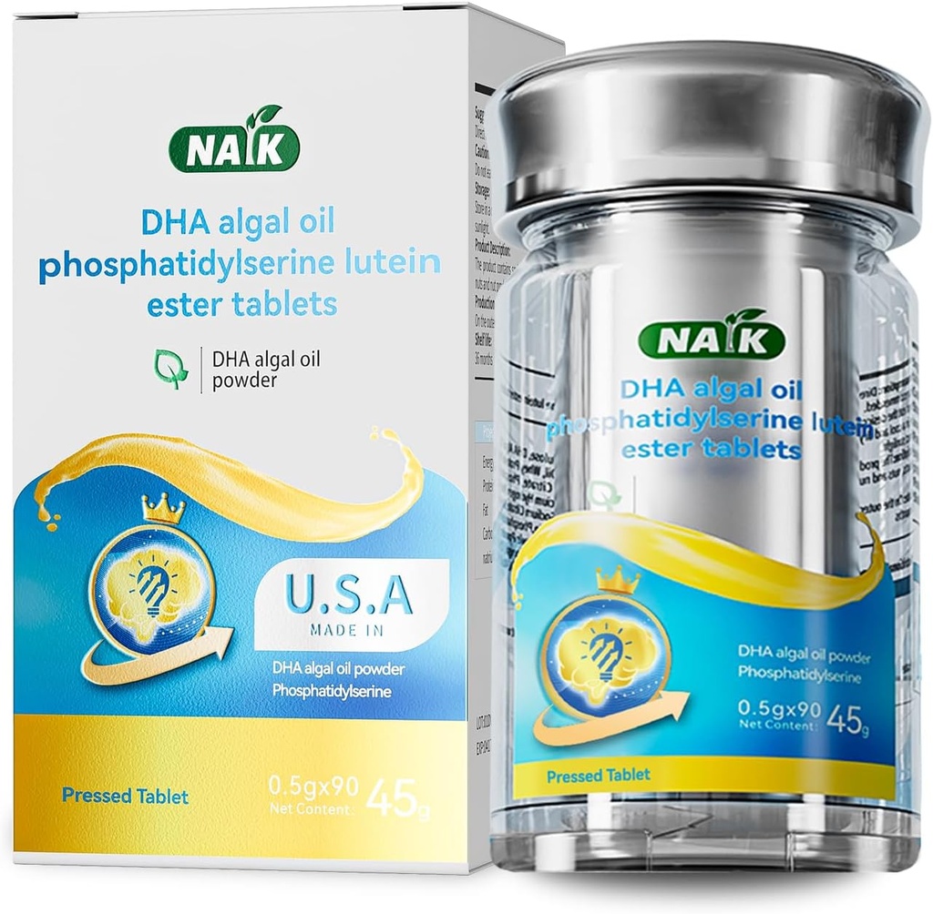 NAIK Spojené štáty DHA algal Oilnervonic Acid fosfatidylserine tonizuje mozog zlepšuje pamäť Omega-3 Mozog zlato študent Teen dospelý vysoká škola študent Child Study skúška