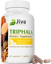 Jiva Botanicals Triphala Supplement - Triphala Kapsule Vyrobené s Amalaki, Bibhitaki a Haritaki prášok pre normálne trávenie zdravie a normálny imunitný systém - 60 Kapsule