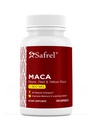 Safrel Organic Maca Root Black, Red, Yellow 1900 MG per Serving - 120 Vegan Kapsule Peruvian Maca Root Želatinizovaná 100% Pure Non-GMO podporuje reprodukčné zdravie Natural Energizer