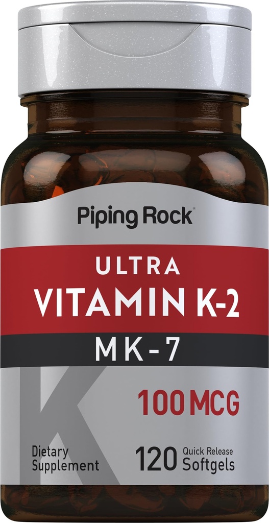Piping Rock vitamín K2 MK7 