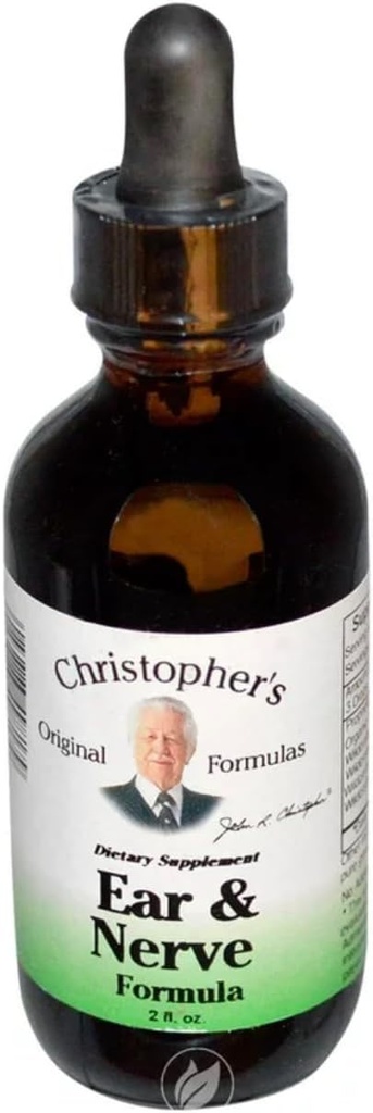 Christopher's Original Formules Ear and Nerve Extract, Nervisive System Support, 2 fl oz - balenie po 2