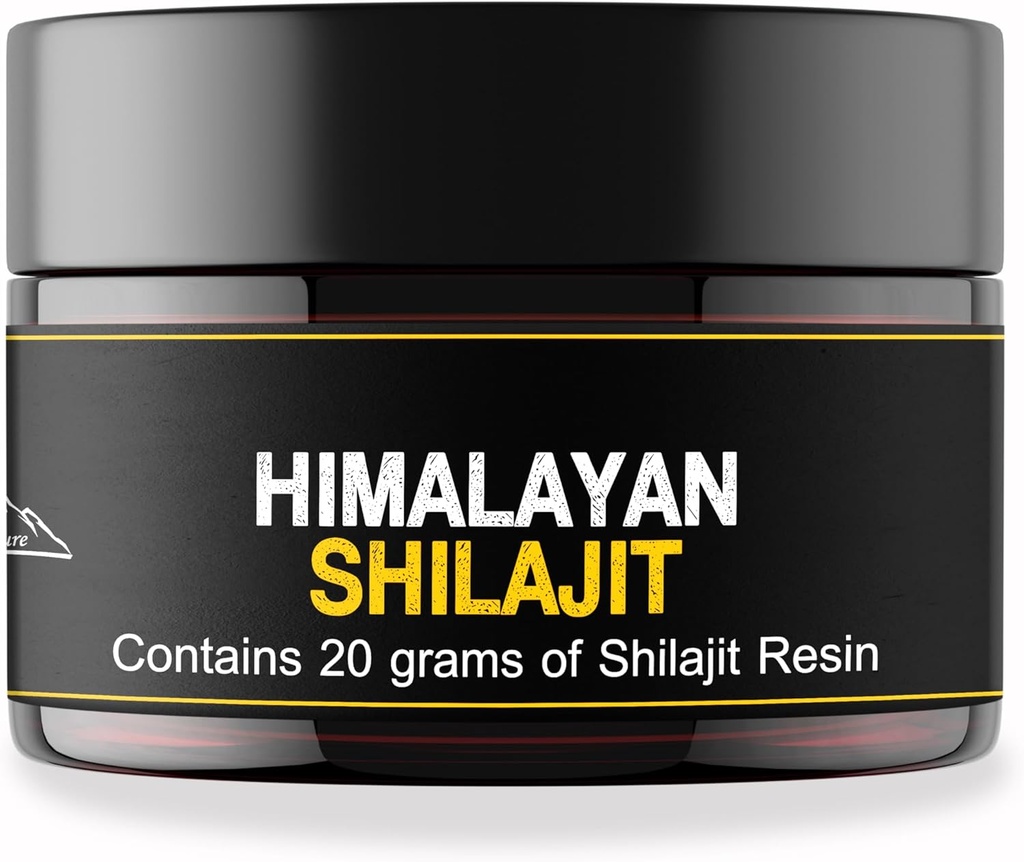 Generic SHILAJIT - Himalájsky Zdroj Shilajit Resin pre mužov a ženy a pre najpozoruhodnejšie a najpozoruhodnejšie Lab testované 60 dní Slnko sušené s meraním Spoon a 20 Grams.