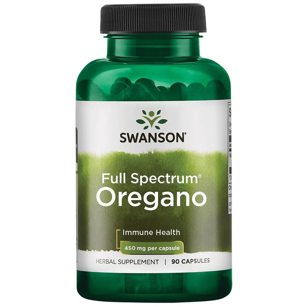 Swanson Oregano 450 Milligrams 90 kapsuly