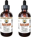 Hawaii Pharm Black Radish Liquid Extract bez obsahu alkoholu, Black Radish (Raphanus Sativus Niger) Sušený Root Glycerit Natural Herbal Supplement 2x2 oz