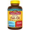 Nature Made Burp-Mess Fish Oil 1200 mg One Per day, 120 Softgels, Fish Oil Omega 3 Supplement For Heart Health