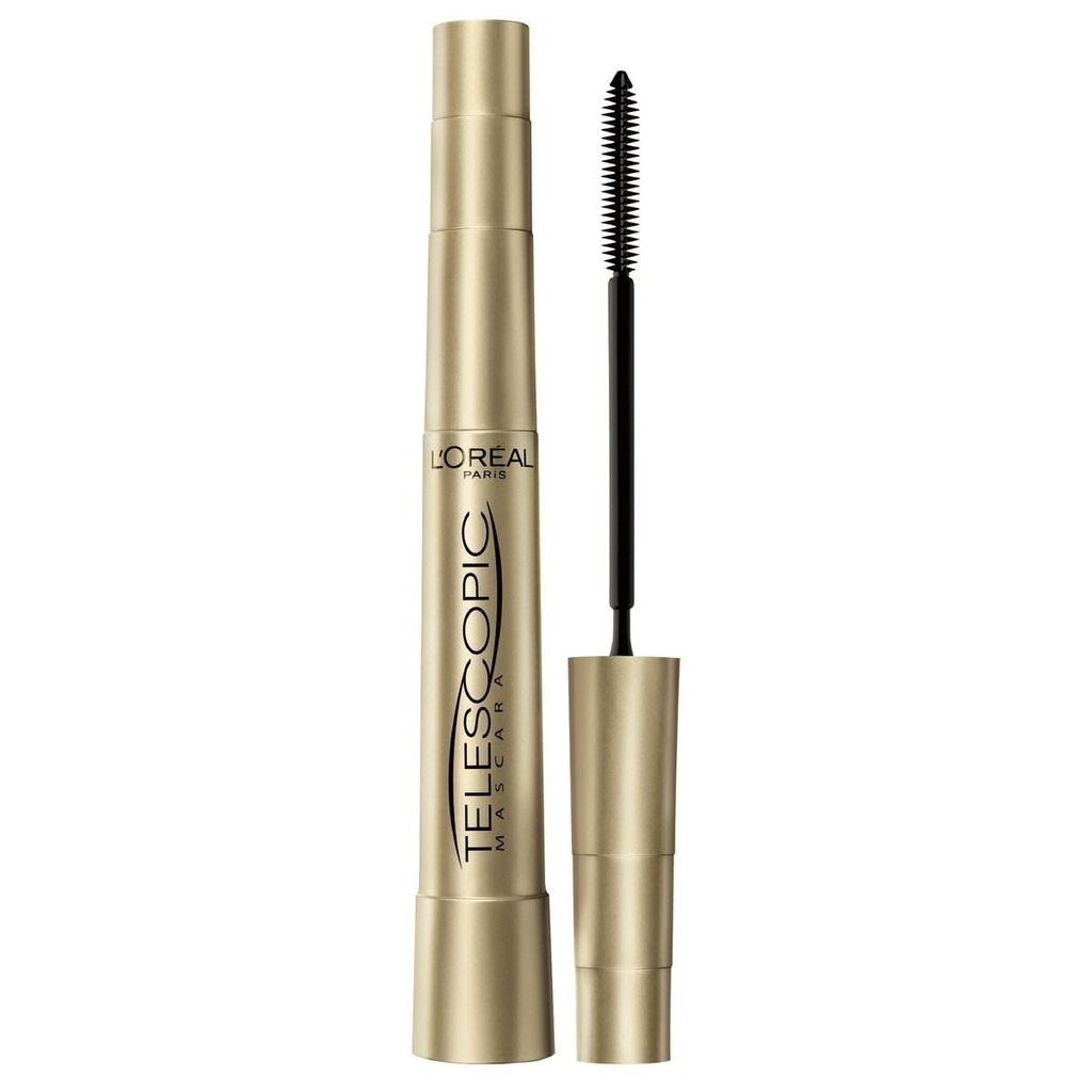 2 x L'Oreal Paris Teleskopická vysoká presnosť Flexibilná 8ml Mascara - čierna