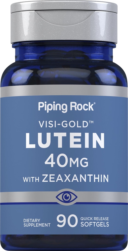 Piping Rock Lutein s Zeaxantin 40mg 90 Softgels