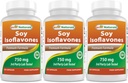 Najlepšie Naturals Soy Isoflavones 750 mg 120 Kapsule (120 Počet (Pack of 3))