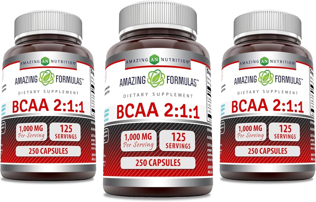Amazing Formulates BCAA 2:1:1 1000 Mg Per Servírovanie 