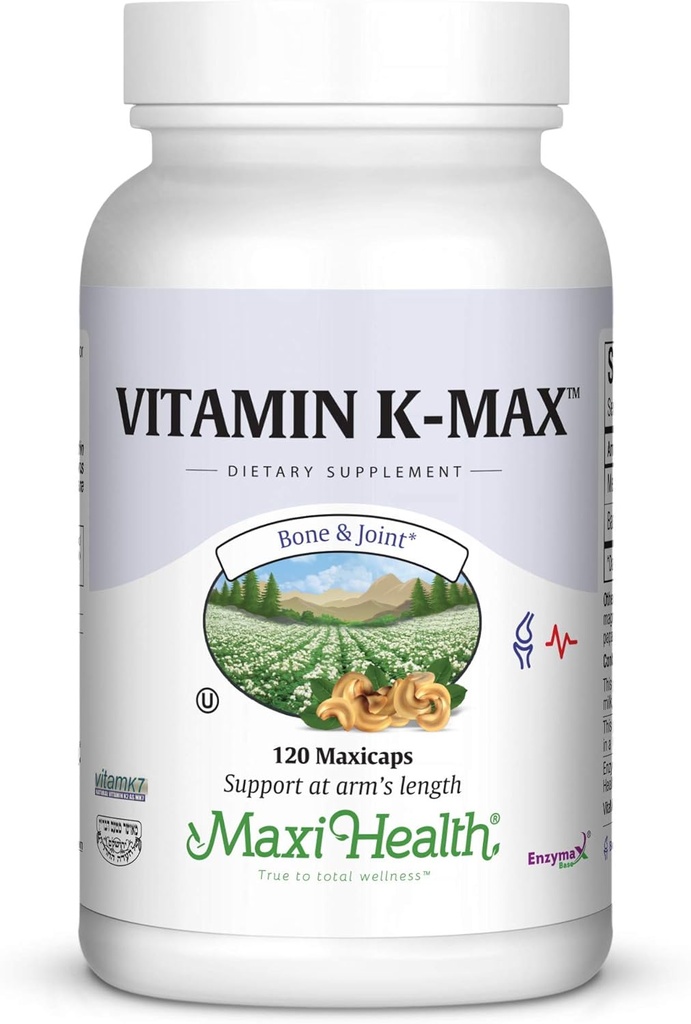 Maxi-Health Maxi Vitamín K-Max, 120 Počet