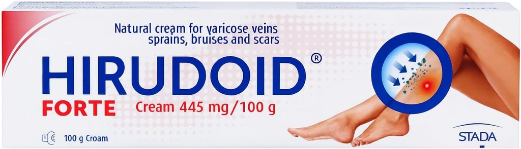HiruCream Forte 100g krém pre Veins Bruises Jazvy vyvrtnuté, Made in Germany
