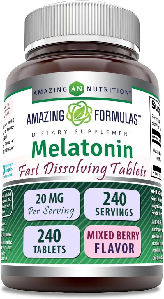 Amazing Formula Melatonin Fast Dissolving Supplement 