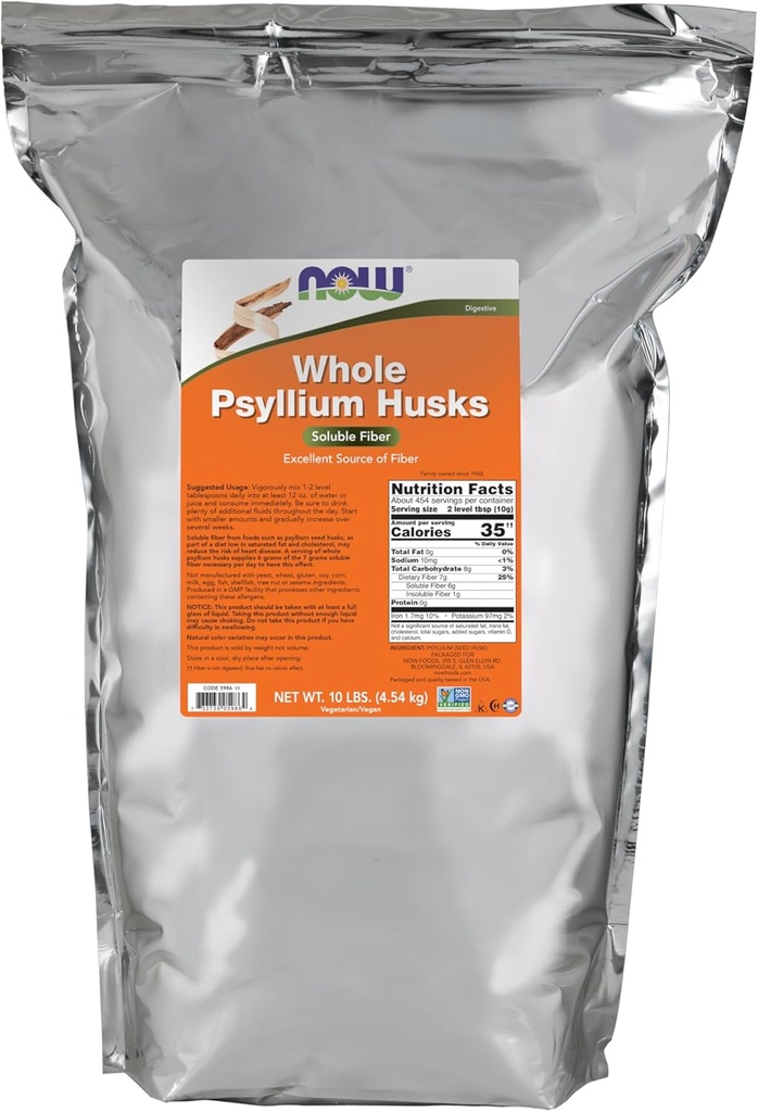 TERAZ Foods Supplements, Celo Psyllium Husks, Non-GMO Projekt Overené, Rozpustné Fiber, 10-libra