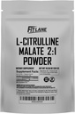 L Citruline Malate 2 1 prášok 300 gramy - hromadná zložka - bezplatná forma Aminokyseliny pre cvičenie doplnok - surové a čisté bez prísad Fit Lane Nutrition.