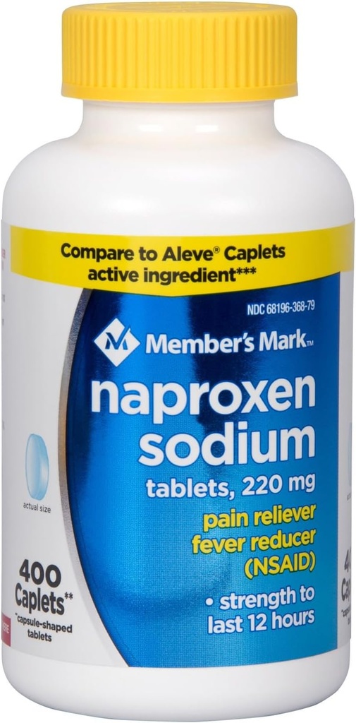 Značka člena 220 mg Naproxen sodný (400 ct.) podľa členov Mark