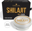 Sonatural Shilajit Pure Himalayan Organic - 30g Gold Grade 100% Pure Shilajit Resin with Fulvic Acid & 85+ Trace Minerals Complex for Energy & Immune Support, (2 mesiace)