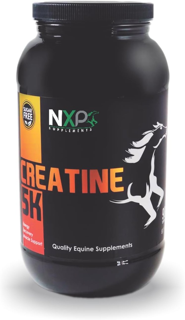 Kreatín 5K - Energetická svalová podpora zotavenie silu vytrvalosť vytrvalosť doplnky pre kone 5 lb (90 slúži)