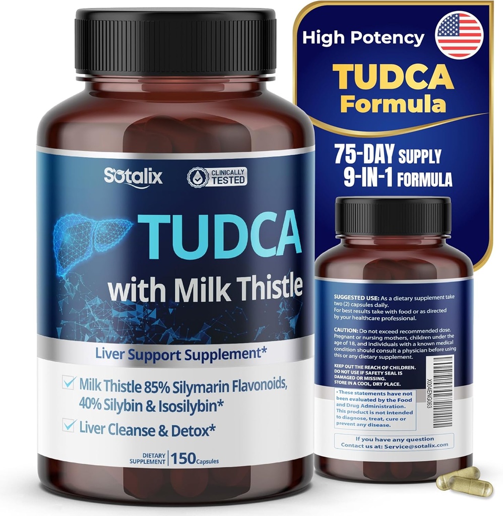 TUDCA Supplement with Milk Thitle 