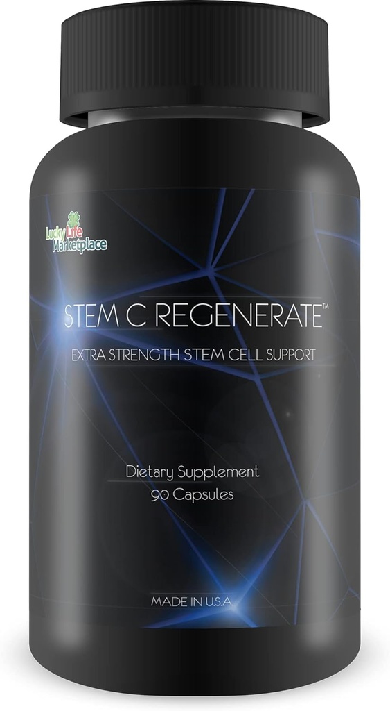 Stem C Regenerate - Natural Stem Cell Support - Help Support Boosted Natural Stem Cells, Aid Reduced Inflammation, and Oxidation - Best Stem Cell Supplements Self Proclaimed