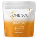 Jeden Sol Creatin pre ženy, všetky prírodné ženy Creatin Powder w Creapure & Leucine, zvýšenie Lean svalovej hmoty, zníženie času zotavenia, podporuje mozog a kosti zdravie (nechutný, 60 slúži)