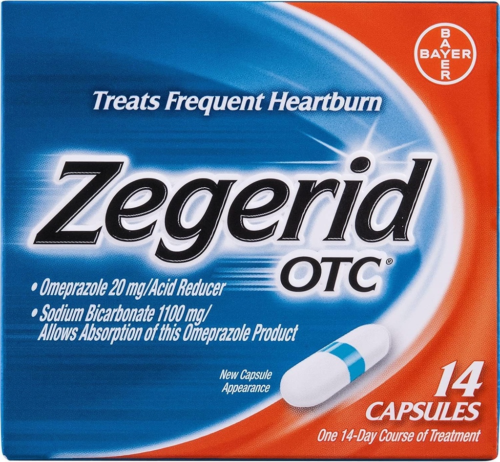 ZEGERID OTC CAPS 14 kapsuly (2 balenia)