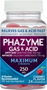 Phazyme Maximum Strength Gas & Acid Relief, Works Fast, Cherry Flavor, 24 Chews (Backaging May Vary)