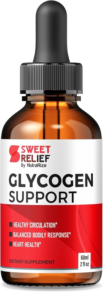 NutraRize Sweet Relief Glycogen & Joint Support Drops, Sweet Relief Detox Support Cleans Renew, Sweet Relief Hair Prostate and Body Health for Fungus Advanced Support Formula (30 Servings)