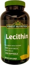 Najjemnejšia výživa Lecitin 1200mg Softgels 200ea by Finest Nutrition